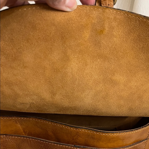 Patricia Nash Floral Embossed Brown Crossbody Bag - Picture 8 of 9